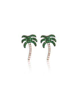 Boucles d'oreilles palmiers