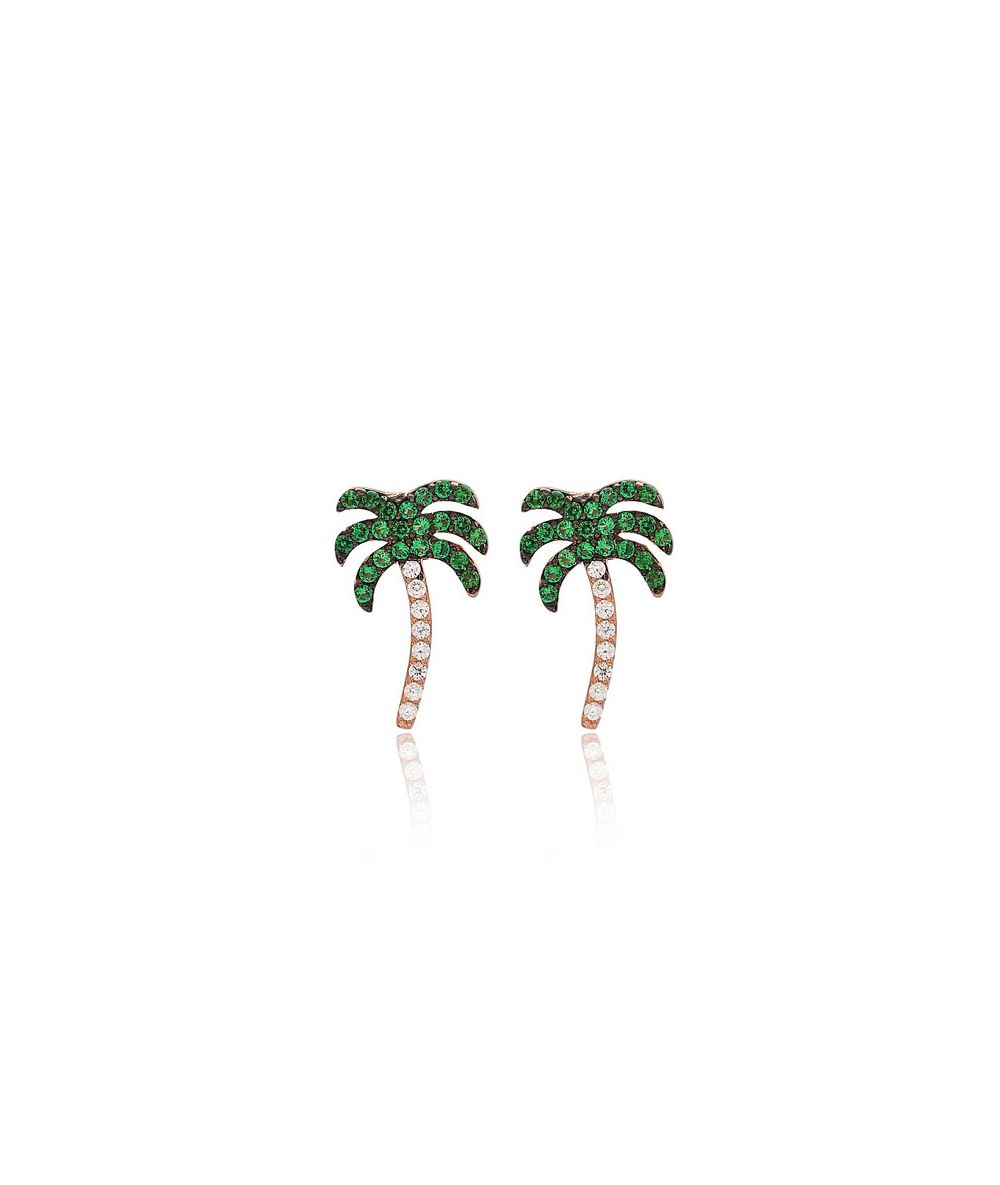 Boucles d'oreilles palmiers