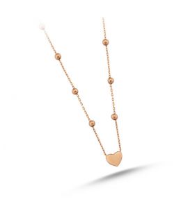 Necklace 14K gold beads and...