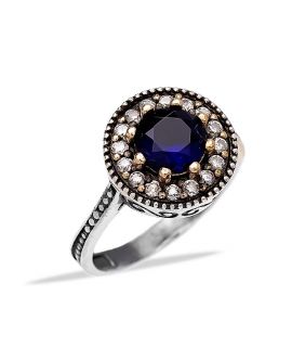 Ottoman and sapphire ring