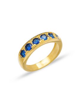 Bague avec saphir 