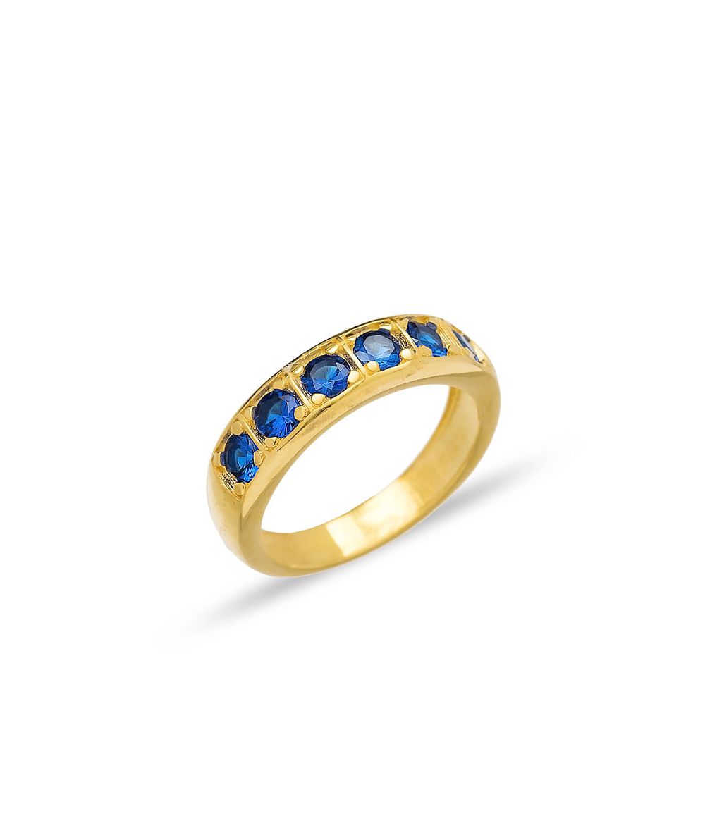 Bague avec saphir 