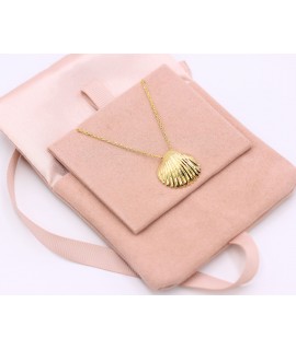 Gold plate Necklace - Shell summer time